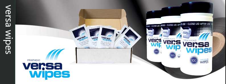 Versa Wipes Reinigungsmittel für Etikettendrucker Versa Wipes Reinigungsmittel für Etikettendrucker